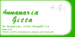 annamaria gitta business card